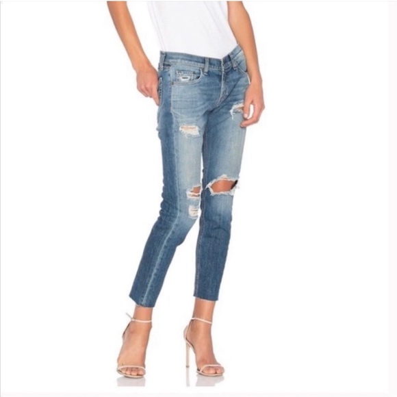 Rag & Bone The Dre Capri Distressed Jeans - Picture 3 of 13
